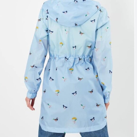 Joules Right As Rain Perfectly Packable Light Blue 8 Like New - Picture 2 of 15